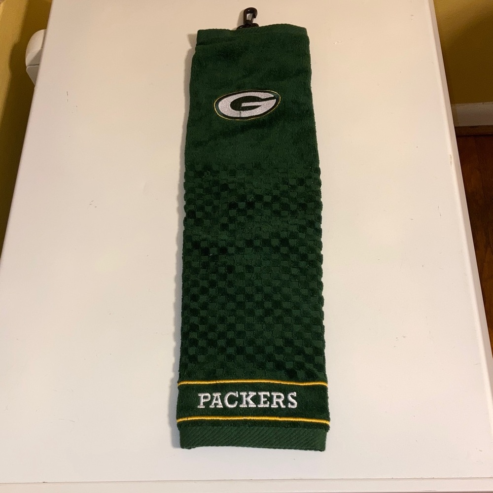 GREEN BAY PACKERS Embroidered Velour Golf Towel 16 x 25 inches - Picture 9 of 10